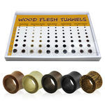 brpg95 assorted organic wood double flare tunnels