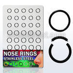 brsgt1 display board of black pvd plated segment rings