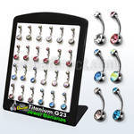 brubn2 titanium g23 belly banana with 5 8mm jewel ball