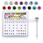 bxa33 box w 120 bio  flex nose bones w 2mm crystals