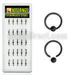 bxcrt1 black anodized ball closure ring with 2 5mm closure ball