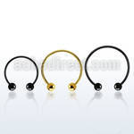 cbmtb6l xxl anodized steel circular barbell, 14g w 6mm balls