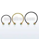 cbmtfg5l xxl black steel cbr 5mm multi crystal balls w rb colors 