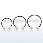 cbmtop6l xxl anodized steel cbr, 14gw 6mm synthetic opal balls