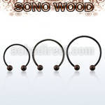 cbmtsn5l xxl anodized steel cbr, 14g w 5mm sono wood balls