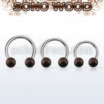 cbsn5 organic circular barbell w 2 5mm sono wood balls