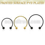 cbstfo3l xxl anodized steel cbr, 16g w 3mm frosted steel balls