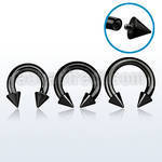 cbtcn6 pvd plated 316l 4mm circular barbell with 7mm cone