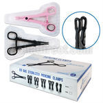clampa sterilized single use piercing clamp rounded top forceps