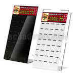 dac35 empty display with rubber band hold 40 pcs jewelery