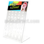 dac55 empty display for screw plug tunnel with 40 holes