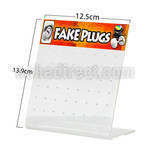 dac68 clear acrylic empty display for 48 pcs of fake plugs