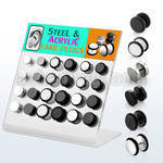 dacb50 display board of assorted illusion fake plugs