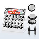 dacb62 board of high polished 316l fake plug with o ring