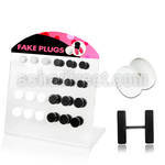 dacb78a board of b w acrylic fake plug without o ring