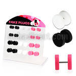 dacb78c board of acrylic fake plug without rubber o ring