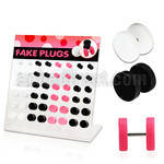 dacb79 board of acrylic fake plug without rubber o ring