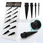 dapg95 board of organic areng wood tapers with double o rings