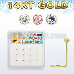 dgsc23 box w 14kt gold nose screws w 1.25mm round cz 