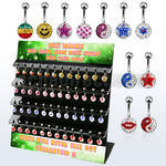 dmcd11 display w steel belly bananas w multicrystal ferido disk