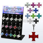dmix8b board w steel belly banana w ferido multi crystal cross