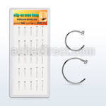 dnsm118 box w 925 silver fake nose clips