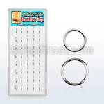 dnsm27 display of 925 silver seamless ring in assorted sizes