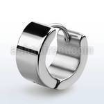 er132 loose pair of wide stainless steel earring hoops