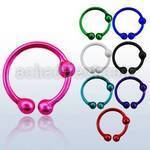 fns05p color silver fake nose clip with 2mm ball diameter 8mm