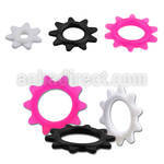 fri pair of fancy silicon o rings size 3mm 12mm