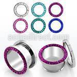 fspfr 316l steel screw fit tunnel w ferido multi crystal rim
