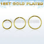 gpsel20 0 8mm gold plated silver seamless ring diameter 8 12mm