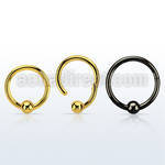 hbcrbt16 anodized steel hinged ball closure ring w 3mm ball