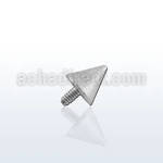 icn4 4mm cone 316l steel dermal anchor top for base plate