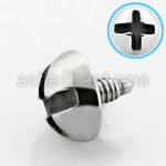 id4 316l steel screw nut dermal anchor top for base plate