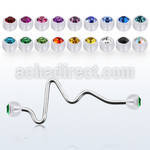ineajb5 steel industrial heart bea barbell acrylic crystal ball