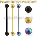 intfo5 anodized steel industrial barbell wmm frosted steel ball