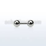 ipb5 316l steel fake plug with two 5mm ball shaped ends