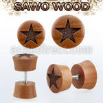 iplswf sawo wood fake plug wlaser edged star logo