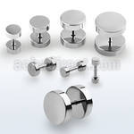 iprd high polished 316l steel fake plug without o rings