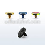 ite4 4mm anodized steel dermal disk top part for base plate