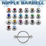 jbnpe5 steel round nipple shield w 2 bezel set jewel balls