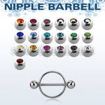 jbnpe6 316l steel round nipple shield w 2 6mm jewel balls