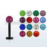 lbtfr4 anodized 316l steel labret with 4mm ferido ball