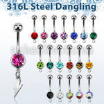 mcdlit steel belly banana w dangling lightning symbol