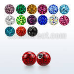 mfr4 4mm multi crystal ball with resin 1 6mm threading