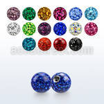 mfr4s 4mm multi crystal ball with resin 1 2mm threading