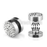 mpmc10 316l steel magnetic fake plug w ferido multicrystal top
