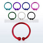 nc10p color silver non piercing nose clip w diameter of 10mm