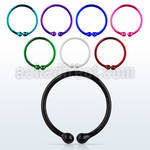 nc12p color silver non piercing nose clip w diameter of 12mm